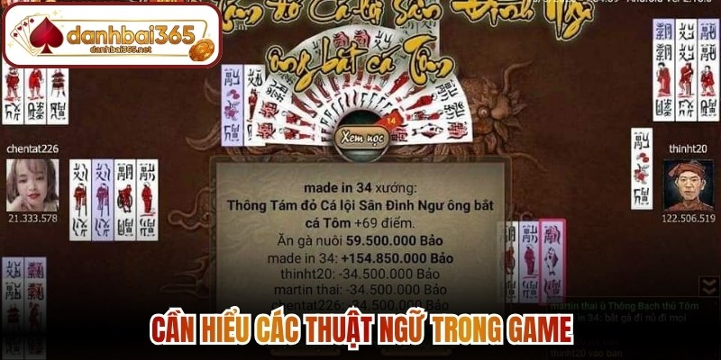 Cần hiểu các thuật ngữ trong game