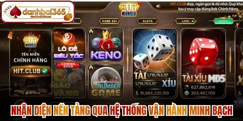 Nhận diện nền tảng qua hệ thống vận hành minh bạch