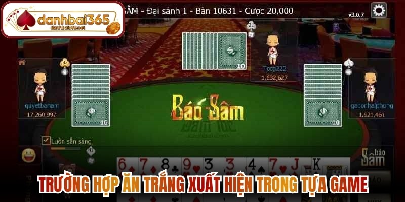 Trường hợp ăn trắng xuất hiện trong tựa game