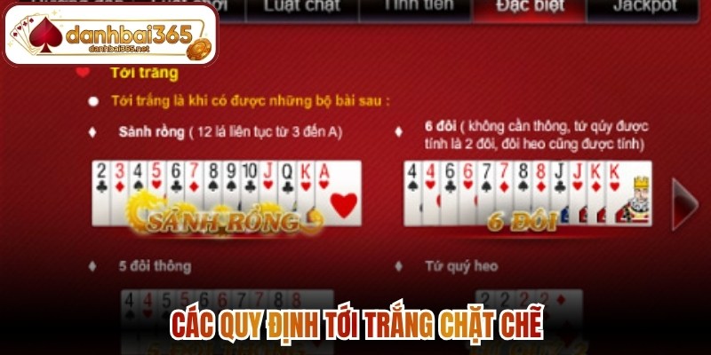Các quy định tới trắng chặt chẽ
