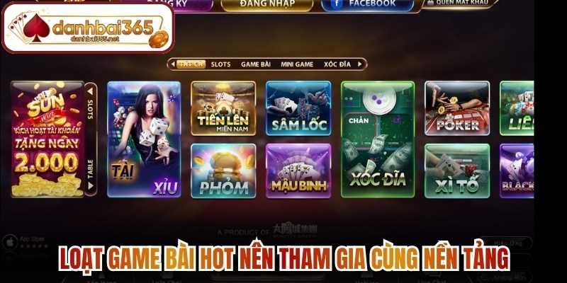 Loạt game bài hot nên tham gia cùng nền tảng