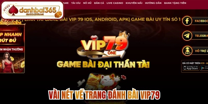 Vài nét về trang đánh bài Vip79